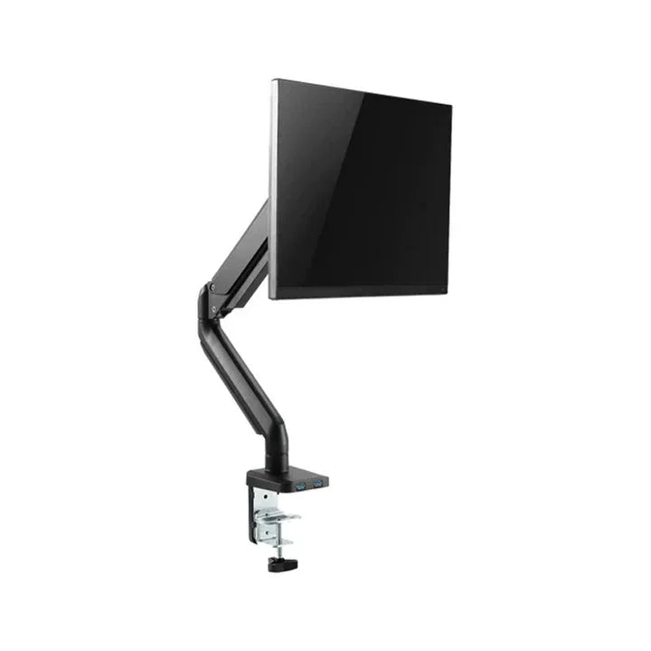Twisted Minds Single Monitor Aluminum Slim Mechanical Spring Monitor Arm with USB Ports (Fit Screen Size 17 Twisted Minds Single Monitor Aluminum Slim Mechanical Spring Monitor Arm with USB Ports (Fit Screen Size 17